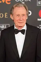 Bill Nighy on a red carpet