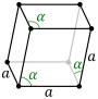 Rhombohedral crystal structure for arsenic