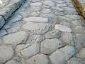 Street paving stones in Herculaneum