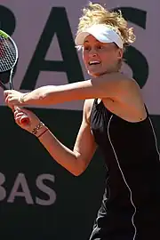 Erin Routliffe was part of the 2023 winning women's doubles team.