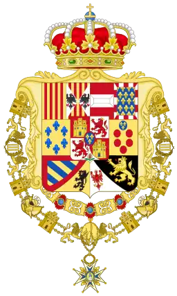 Coat of arms of Alfonso XIII(1886–1924/1931)