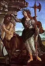 Botticelli, Pallas and Centaur (1482–83)