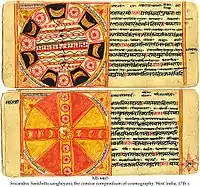 Jain cosmological diagrams and text.