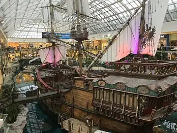 A replica of the Santa María at West&nbsp;Edmonton Mall
