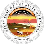 Official seal of Kansas