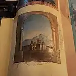A fresco of Etchmiadzin inside Saint George's Church, Tbilisi