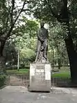 Statue to Humboldt in Alameda Park, Mexico City, erected 1999 on the two hundredth-anniversary of the beginning of his travels to Spanish America