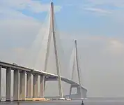 The Sutong Yangtze River Bridge, between Nantong and Suzhou, was one of the longest cable-stayed bridges in the world when it was completed in 2008.