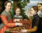 Sofonisba Anguissola The Chess Game (1555) An intellectual game