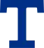 The Toronto Arenas logo, which is a capitalized letter T in blue.