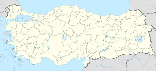 A map of Byzantine Istanbul.