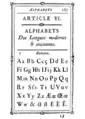 Alphabet by Pierre-Simon Fournier in his Manuel typographique, 1760s