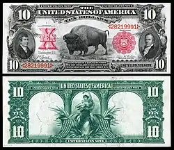 Lewis & Clark were honored (along with the American bison) on the Series of 1901 $10 Legal Tender