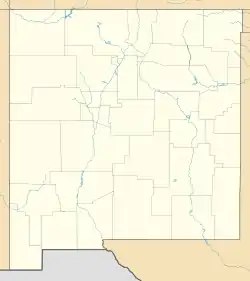 Trinity (nuclear test) is located in New Mexico