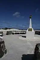 Memorial to the defenders of Wake in WW2