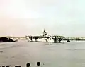 Hornet leaving Pearl Harbor in March 1944
