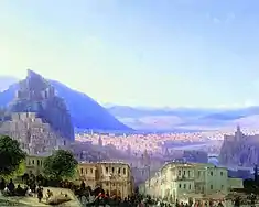 View of Tiflis from Seid-Abaz (1868)