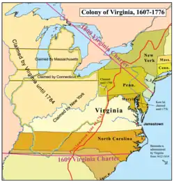 Location of Virginia