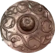 Room 50 – Wandsworth Shield, Iron Age shield boss in La Tène style, England, 2nd century BC