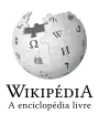 Wikipedia logo showing "Wikipedia: The Free Encyclopedia" in Portuguese