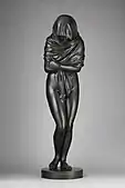 Winter; by Jean-Antoine Houdon; 1787; bronze; 143.5 x 39.1 x 50.5&nbsp;cm, height of the pedestal: 86.4&nbsp;cm; Metropolitan Museum of Art