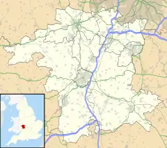 Malvern is located in Worcestershire