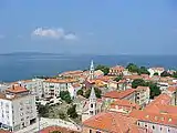 Panoramic view of Zadar