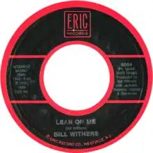 Vinyl copy of "Lean On Me" by Bill Withers