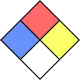 NFPA 704 four-colored diamond