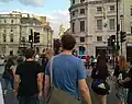 As a crosswalk symbol in London