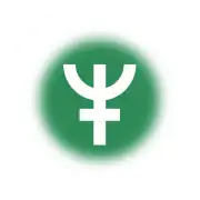 Symbol on a sea-green background