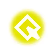 Symbol on a peridot-colored background